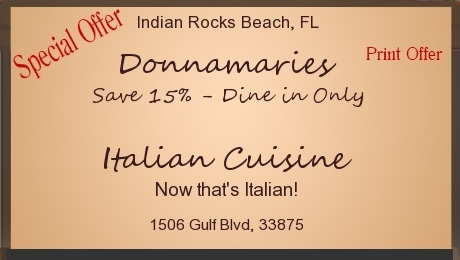 Save 15% - Dine in Only